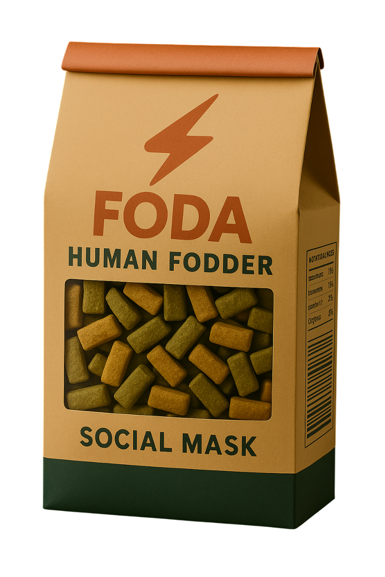 FODA Human Fodder - Social Mask 產品包裝圖